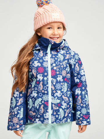 Roxy Girls Snowy Tale Insulated Snow Jacket