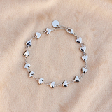 Pura Vida Amore Chain Bracelet ~ Silver