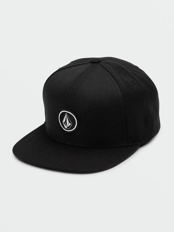 Volcom Mens Quarter Twill Hat - Black