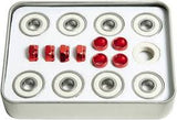 Andale Swiss Tin Box Bearings - Red