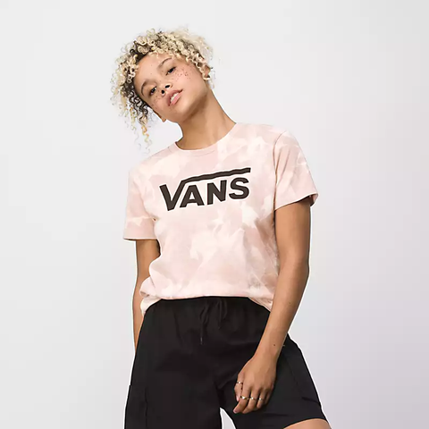 Vans Womens Logo Wash Crew Tee