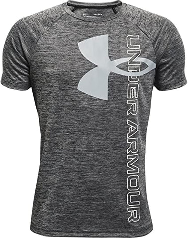 Under Armour Boys' UA Tech™ Split Logo Hybrid Short Sleeve