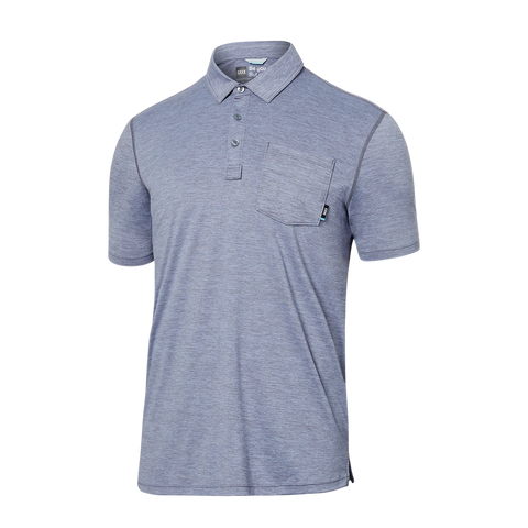 Saxx Mens Droptemp™ All Day Cooling Short Sleeve Polo