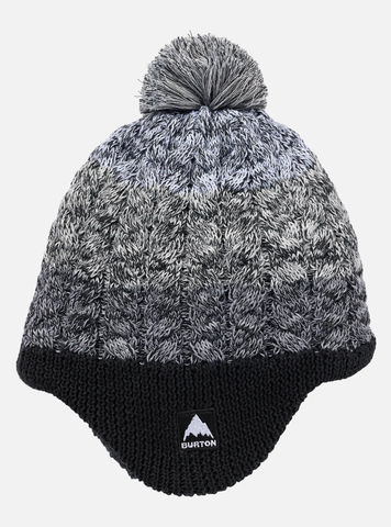 Burton Toddlers Fleece-Lined Earflap Beanie - True Black