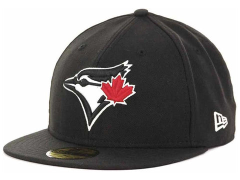 New Era Blue Jays Black White 59FIFTY Fitted Cap