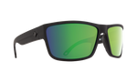 Spy Rocky Sunglasses - Soft Matte Black - Happy Bronze Polar with Green Spectra Mirror