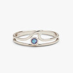 Pura Vida Opal Wave Ring ~ Silver