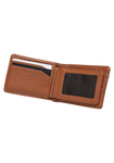 Nixon Pass Vegan Leather Wallet - Saddle
