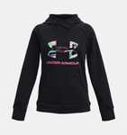 Under Armour Girls' UA Rival Fleece Logo Hoodie