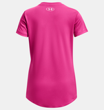 Under Armour Girls' UA Tech™ Twist Wordmark Short Sleeve