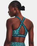 Under Armour Women's Armour® Mid Crossback Printed Sports Bra