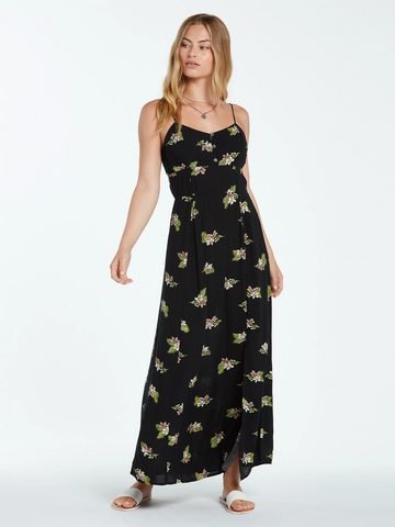 Volcom Womens Stormy Tropix Maxi Dress