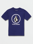 Volcom Big Boys Crisp Stone Short Sleeve Tee