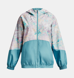 Under Armour Girls' UA Woven Printed Full-Zip Jacket