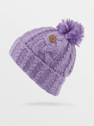 Volcom Womens Leaf Beanie - Lavender