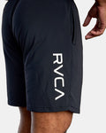 RVCA Mens Trainer Elastic Walkshorts 17"