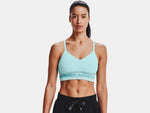 Under Armour Women's UA Seamless Low Long Heather Sports Bra