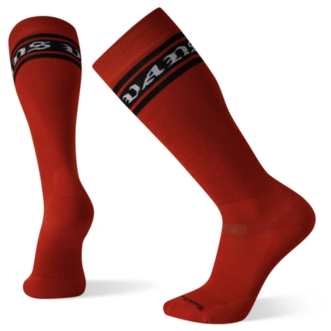 Vans X Smartwool Targeted Cushion Vans Logo Over The Calf Snowboard Sock