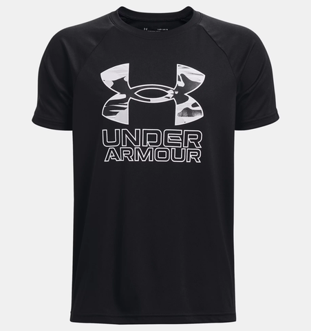 Under Armour Boys' UA Tech™ Hybrid Print Fill Short Sleeve