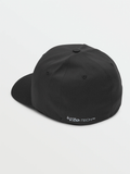 Volcom Mens Stone Tech Flexfit Delta Hat - Black