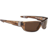 Spy Dirty Mo Sunglasses - Brown Stripe Tort - Happy Bronze Polar