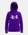 Under Armour Girls' UA Rival Fleece Logo Hoodie