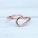 Pura Vida Ring ~ Rose Gold Wave