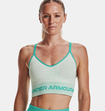 Under Armour Women's UA Seamless Low Long Heather Sports Bra