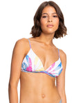 Roxy Womens Pop Surf Reversible Fixed Triangle Bikini Top