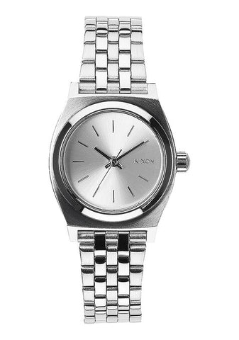 Nixon Small Time Teller Watch - All Silver