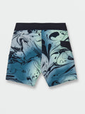 Volcom Little Boys Marble Stripe Mod Trunks