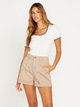 Volcom Womens Frochickie Trouser Shorts