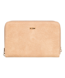 Roxy Womens Back In Brooklyn Zip-Around Wallet - Beige