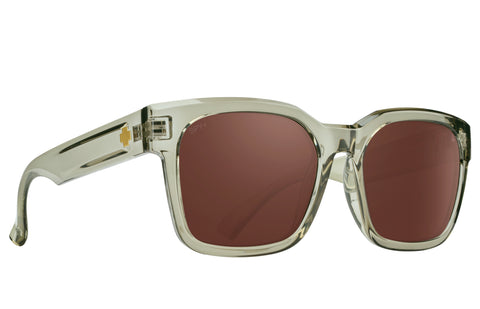 Spy Dessa Sunglasses - Translucent Dusty Olive - Happy Bronze Polar