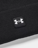 Under Armour Unisex UA Halftime Cuff Beanie - Black / White