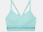 Under Armour Women's UA Seamless Low Long Heather Sports Bra