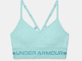 Under Armour Women's UA Seamless Low Long Heather Sports Bra