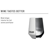 Camelbak Horizon 12 oz Wine Tumbler, Insulated Stainless Steel - White