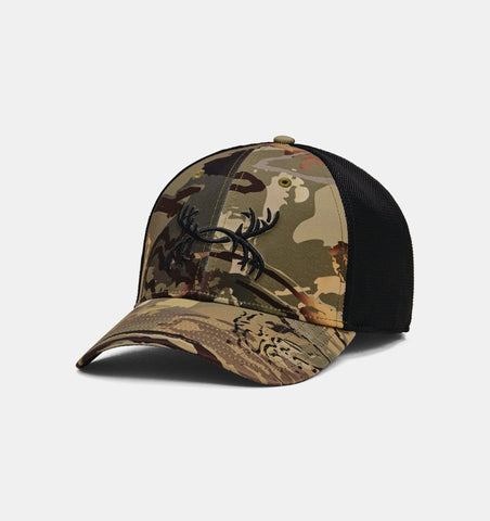 Under Armour Men's UA Antler Trucker Hat - UA Forest All Season Camo