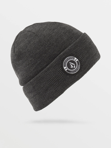 Volcom Mens Stoned Beanie - Dark Grey