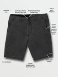 Volcom Mens Blitzed Hybrid Shorts