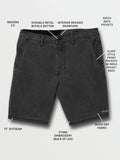 Volcom Mens Blitzed Hybrid Shorts