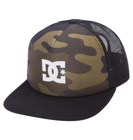 DC Men's Gas Station Trucker Hat - Woodland Camo