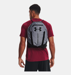 Under Armour UA Undeniable Sackpack - Pitch Gray Medium Heather / Black