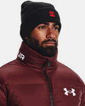 Under Armour Men's UA Halftime Cuff Beanie - Black / Bolt Red