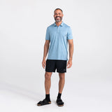 Saxx Mens Droptemp™ All Day Cooling Short Sleeve Polo