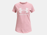 Under Armour Girls' UA Sportstyle Graphic Short Sleeve