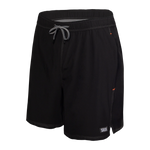 Saxx Mens Oh Buoy Stretch Volley 7" Swim Short - Black