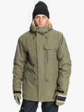 Quiksilver Mens Raft Insulated Black Snow Jacket