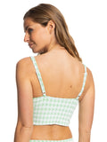 Roxy Womens Check It Tank Underwire Bikini Top